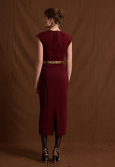 ΦΟΡΕΜΑ ΜΙΝΤΙ ΑΜΑΝΙΚΟ ΜΕ ΖΩΝΗ ANIMAL PRINT-ΜΠΟΡΝΤΟ