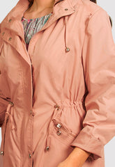 JACKET ΑΝΤΙΑΝΕΜΙΚΟ ΜΕ ΚΟΥΚΟΥΛΑ-ΡΟΖ