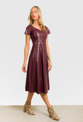 ΦΟΡΕΜΑ MIDI ΔΕΡΜΑΤΙΝΗΣ ΚΛΟΣ-ΜΠΟΡΝΤΟ