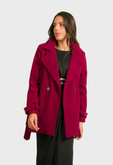 ΠΑΛΤΟ 3/4 ΜΕ ΖΩΝΗ - ΜΠΟΡΝΤΟ