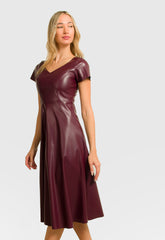 ΦΟΡΕΜΑ MIDI ΔΕΡΜΑΤΙΝΗΣ ΚΛΟΣ-ΜΠΟΡΝΤΟ