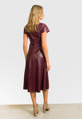 ΦΟΡΕΜΑ MIDI ΔΕΡΜΑΤΙΝΗΣ ΚΛΟΣ-ΜΠΟΡΝΤΟ