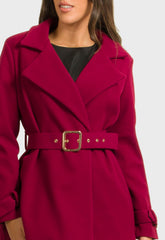 ΠΑΛΤΟ 3/4 ΜΕ ΖΩΝΗ - ΜΠΟΡΝΤΟ