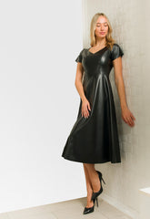 ΦΟΡΕΜΑ MIDI ΔΕΡΜΑΤΙΝΗΣ ΚΛΟΣ-ΜΑΥΡΟ