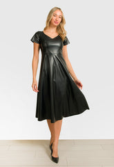 ΦΟΡΕΜΑ MIDI ΔΕΡΜΑΤΙΝΗΣ ΚΛΟΣ-ΜΑΥΡΟ