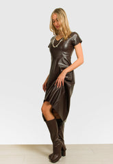 ΦΟΡΕΜΑ MIDI ΔΕΡΜΑΤΙΝΗΣ ΚΛΟΣ-ΚΑΦΕ