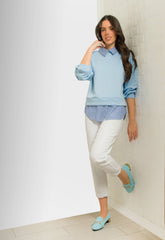 ΜΠΛΟΥΖΑ ΜΕ ΛΕΠΤΟΜΕΡΕΙΕΣ ΠΟΥΚΑΜΙΣΟΥ-ΣΙΕΛ