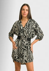 ΦΟΡΕΜΑ ΚΟΝΤΟ LOOK SHIRT - ΜΑΥΡΟ