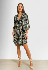 ΦΟΡΕΜΑ ΚΟΝΤΟ LOOK SHIRT - ΜΑΥΡΟ
