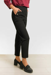 ΠΑΝΤΕΛΟΝΙ BAGGY ΜΕ ΔΙΑΚΟΣΜΗΤΙΚΑ ΚΟΥΜΠΙΑ-ΜΑΥΡΟ