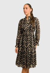 ΦΟΡΕΜΑ ΜΙΝΤΙ MISONI ΖΟΡΖΕΤΑ-ΜΑΥΡΟ