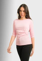 ΜΠΛΟΥΖΑ ΜΕ ΚΟΜΠΟ & ΑΓΚΡΑΦΑ - ΡΟΖ