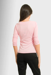 ΜΠΛΟΥΖΑ ΜΕ ΚΟΜΠΟ & ΑΓΚΡΑΦΑ - ΡΟΖ