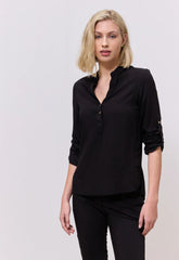 ΜΠΛΟΥΖΑ LOOK SHIRT-ΜΑΥΡΗ