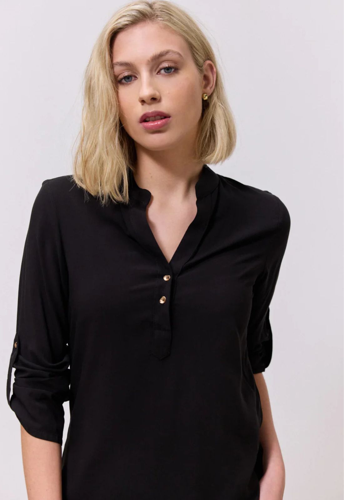 ΜΠΛΟΥΖΑ LOOK SHIRT-ΜΑΥΡΗ