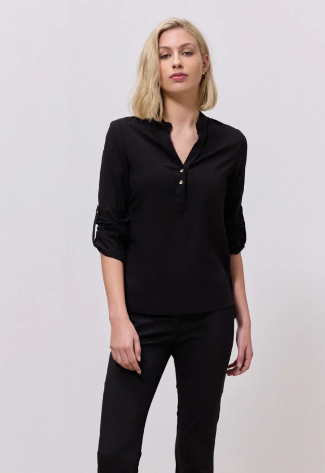 ΜΠΛΟΥΖΑ LOOK SHIRT-ΜΑΥΡΗ