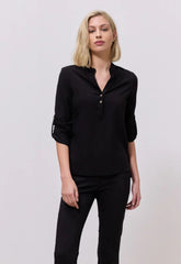 ΜΠΛΟΥΖΑ LOOK SHIRT-ΜΑΥΡΗ