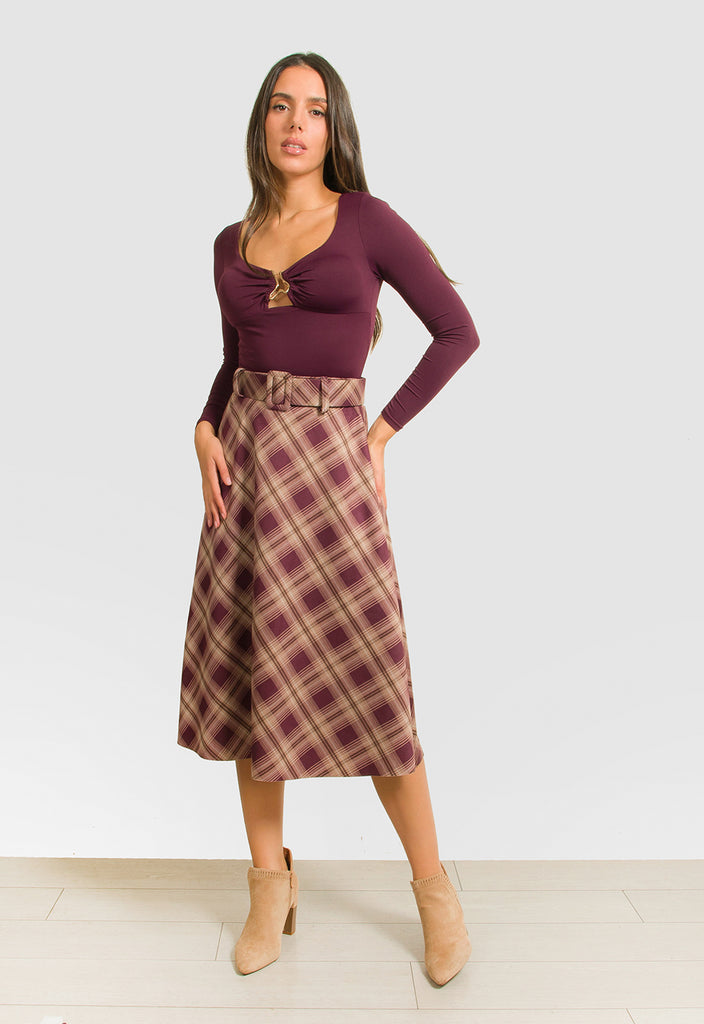 ΦΟΥΣΤΑ MIDI ΚΑΡΩ ΜΕ ΖΩΝΗ-ΜΠΟΡΝΤΟ