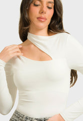 ΚΟΡΜΑΚΙ ΜΕ CUT OUT-ΛΕΥΚΟ