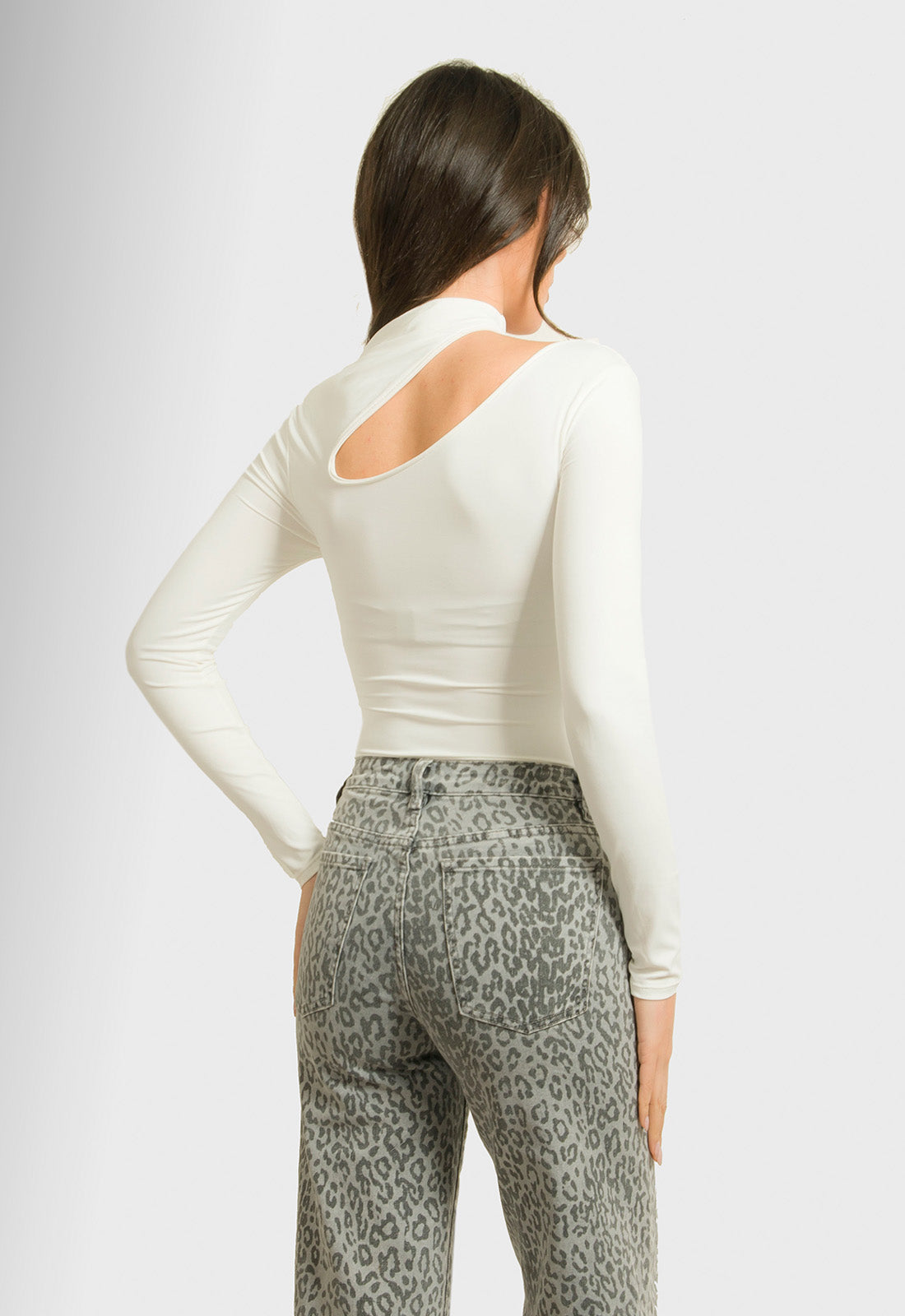 ΚΟΡΜΑΚΙ ΜΕ CUT OUT-ΛΕΥΚΟ