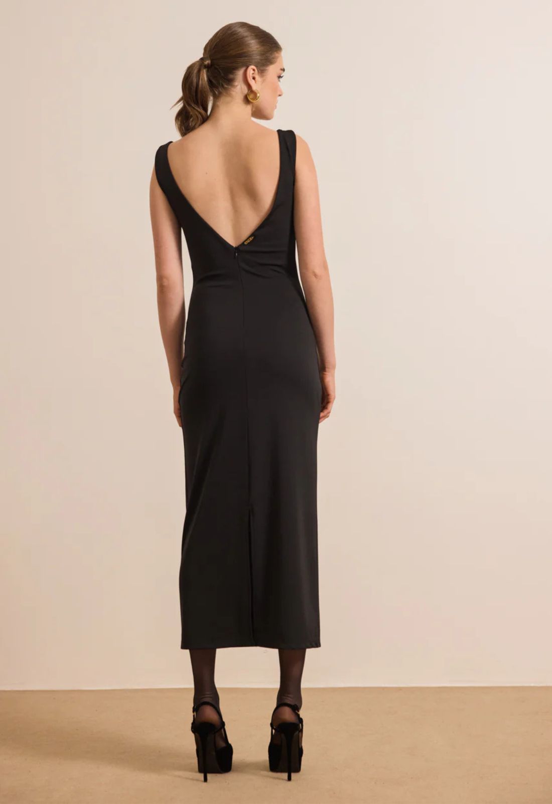 ΦΟΡΕΜΑ MIDI ΝΤΡΑΠΕ ΑΜΑΝΙΚΟ-ΜΑΥΡΟ