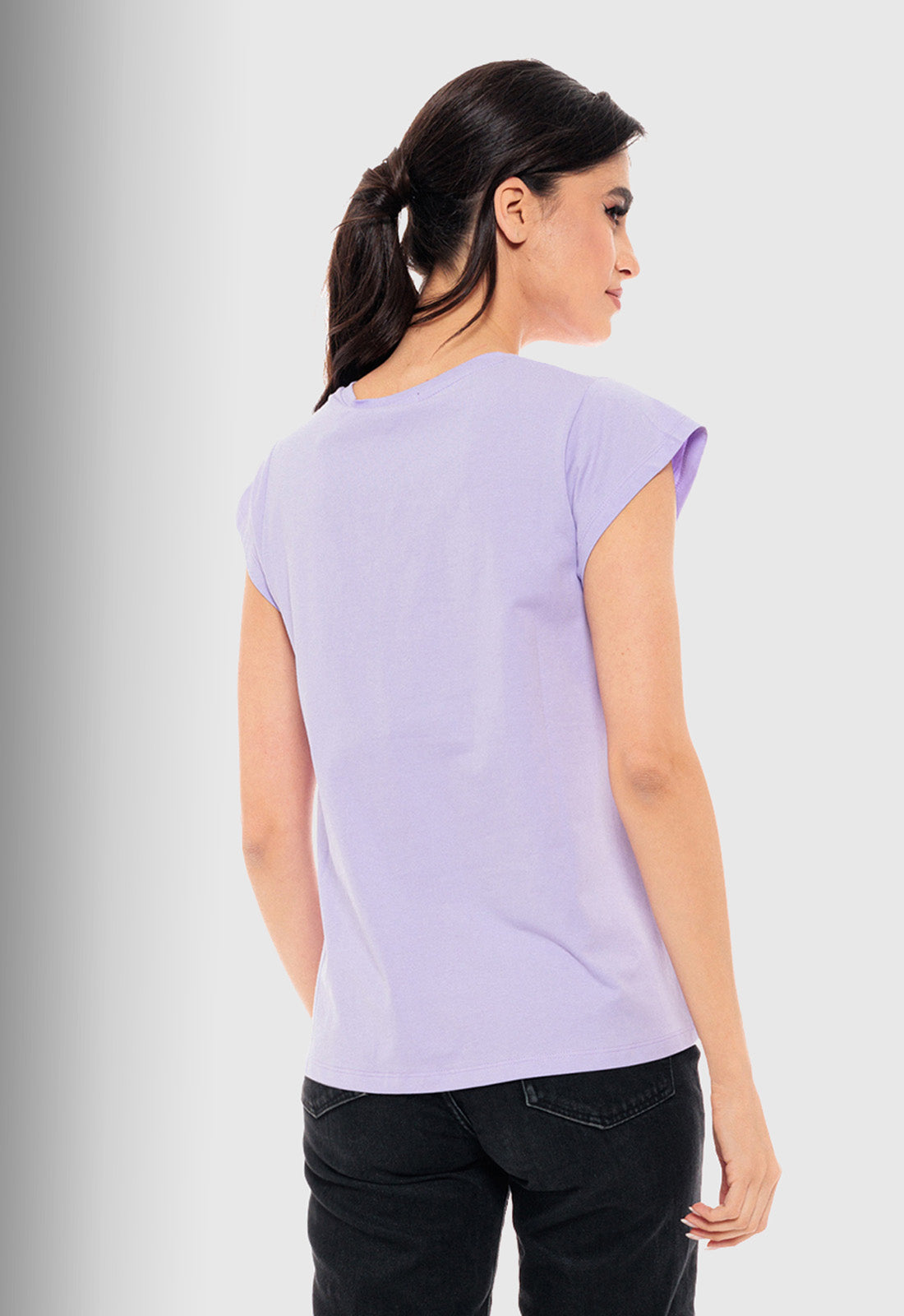 T-SHIRT ΜΕ ΤΥΠΩΜΑ "enjoy" -ΛΙΛΑ