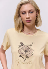 ΜΠΛΟΥΖΑ ΜΕ ΤΥΠΩΜΑ ΤΡΙΑΝΤΑΦΥΛΛΟ-BUTTER