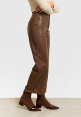 ΠΑΝΤΕΛΟΝΑ ΜΙΝΤΙ ΔΕΡΜΑΤΙΝΗΣ ΜΕ ΧΡΥΣΑ ΚΟΥΜΠΙΑ-ΚΑΦΕ