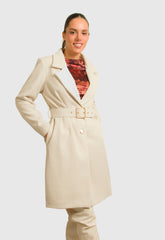 ΠΑΛΤΟ ΜΙΝΤΙ ΔΙΑΓΩΝΑΛ ΜΕ ΖΩΝΗ-ΕΚΡΟΥ