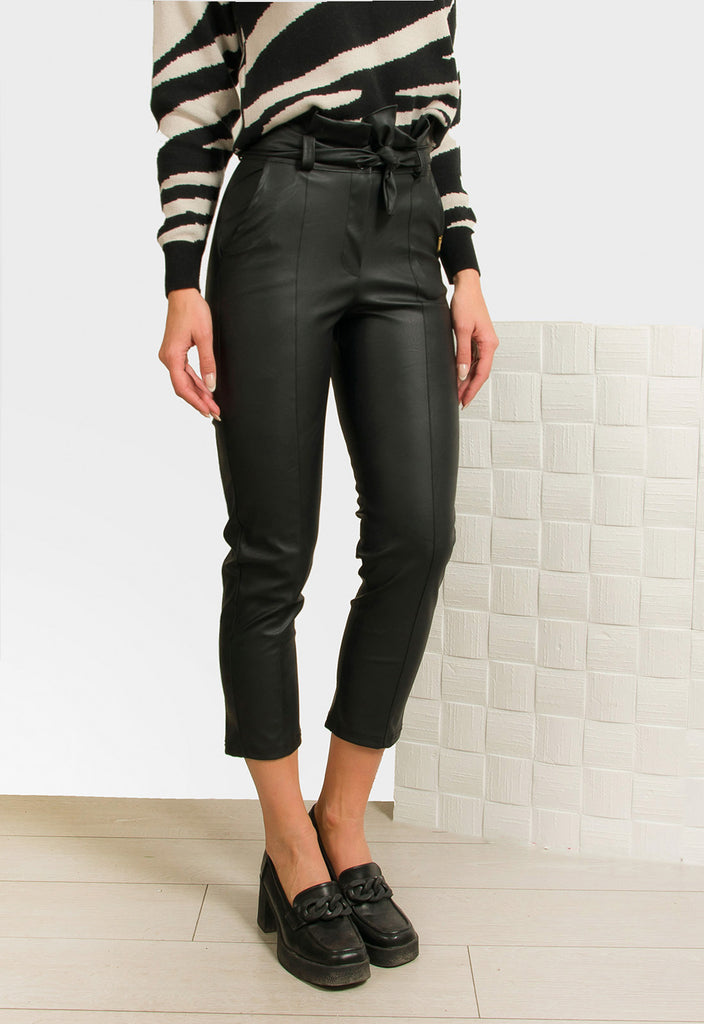 ΠΑΝΤΕΛΟΝΙ ΔΕΡΜΑΤΙΝΗ ΜΕ ΖΩΝΗ-ΜΑΥΡΟ