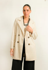 ΠΑΛΤΟ SPORT 3/4 ΜΠΟΥΚΛΕ ΜΕ ΚΟΥΜΠΙΑ-ΕΚΡΟΥ