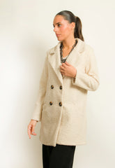 ΠΑΛΤΟ SPORT 3/4 ΜΠΟΥΚΛΕ ΜΕ ΚΟΥΜΠΙΑ-ΕΚΡΟΥ