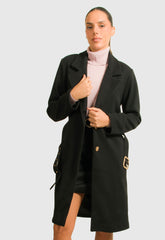 ΠΑΛΤΟ ΜΙΝΤΙ ΔΙΑΓΩΝΑΛ ΜΕ ΖΩΝΗ-ΜΑΥΡΟ