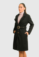 ΠΑΛΤΟ ΜΙΝΤΙ ΔΙΑΓΩΝΑΛ ΜΕ ΖΩΝΗ-ΜΑΥΡΟ