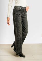 ΠΑΝΤΕΛΟΝΑ WIDE LEG ANIMAL PRINT-ΑΝΘΡΑΚΙ