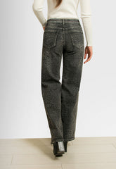 ΠΑΝΤΕΛΟΝΑ WIDE LEG ANIMAL PRINT-ΑΝΘΡΑΚΙ