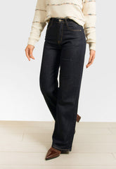 ΠΑΝΤΕΛΟΝΑ JEAN WIDE LEG ΨΗΛΟΜΕΣΗ-ΜΠΛΕ ΣΚΟΥΡΟ