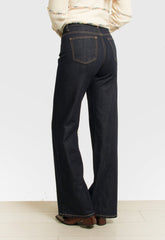 ΠΑΝΤΕΛΟΝΑ JEAN WIDE LEG ΨΗΛΟΜΕΣΗ-ΜΠΛΕ ΣΚΟΥΡΟ