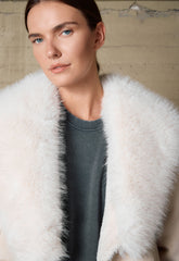 ΠΑΛΤΟ ΜΑΚΡΥ SUEDE ΜΕ ΓΟΥΝΑ-ΕΚΡΟΥ