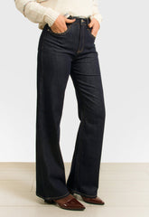 ΠΑΝΤΕΛΟΝΑ JEAN WIDE LEG ΨΗΛΟΜΕΣΗ-ΜΠΛΕ ΣΚΟΥΡΟ